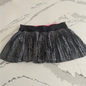 Lululemon Animal Print Pleated Tennis Skirt